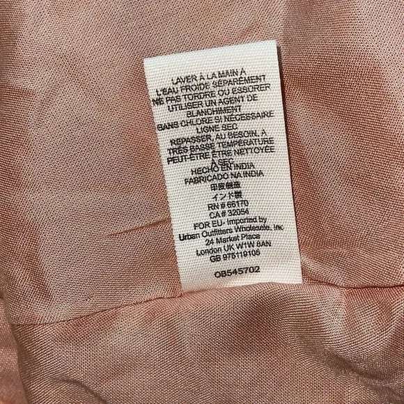 Free People Daliah Mini Dress in Peach size Medium - Picture 7 of 8